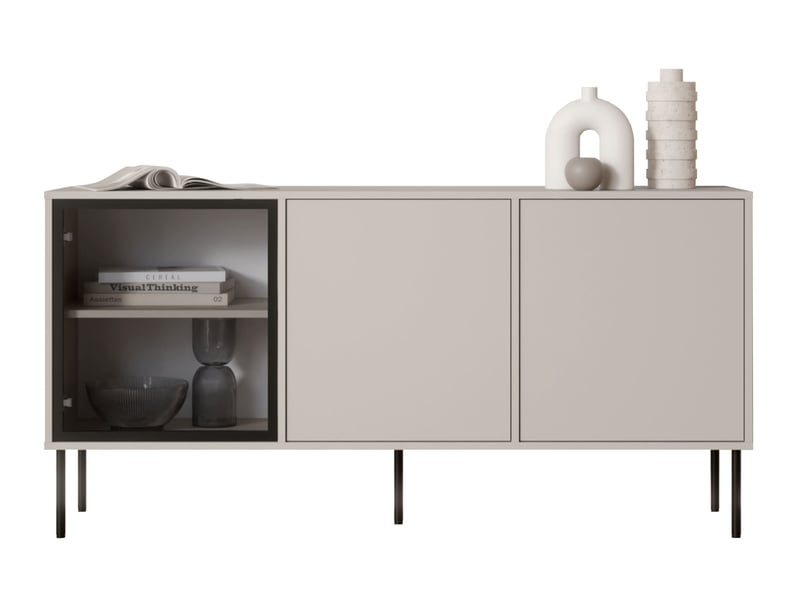  Buffet merevai 101, stratifié, 75x151x40cm  - Conforama C