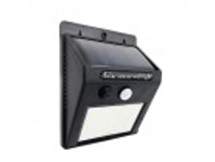 Applique extérieure solaire led fabrilamp kira 200 lm 5000 k ip55 détecteur mouvement noire