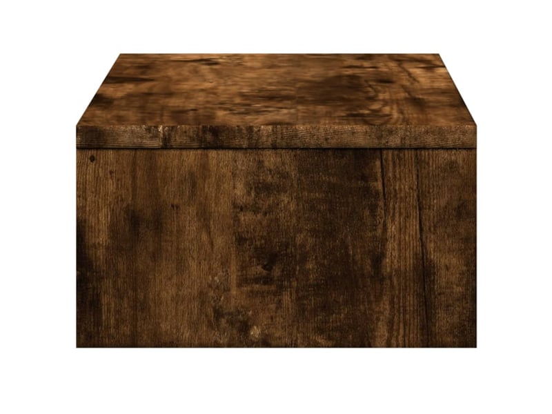  Support de moniteur table meuble bureau avec tiroirs bois d'ingénierie marron 02_0044936  - Conforama D