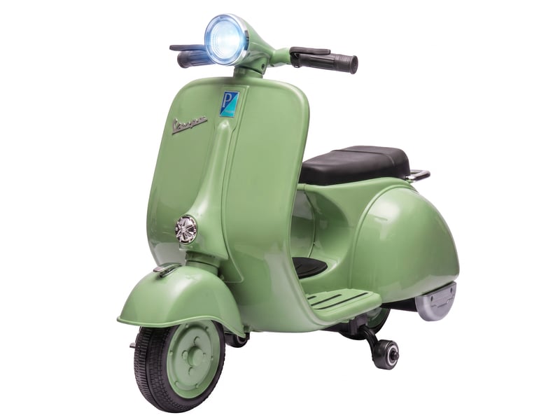  Moto électrique pour enfants vespa 6v, batterie au lithium verte  - Conforama B
