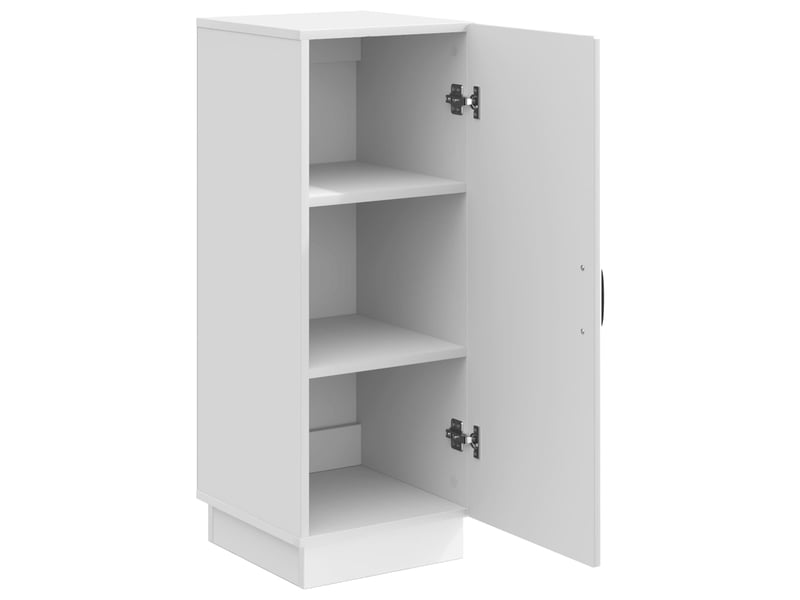  Buffet - bahut - meuble de rangement blanc brillant 33 x 34,5 x 87 cm bois d'ingénierie  - Conforama E