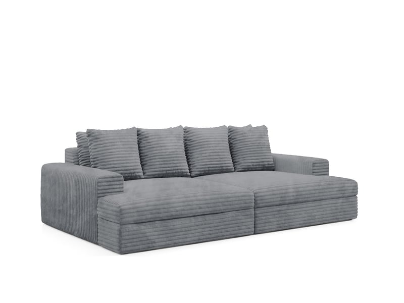 Canapé caldo tilia à confort élevé couleur : tilia gris - Conforama C