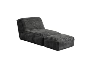 Fauteuil fixe <strong>MODENVIE</strong> <strong></strong> Velours côtelé gris