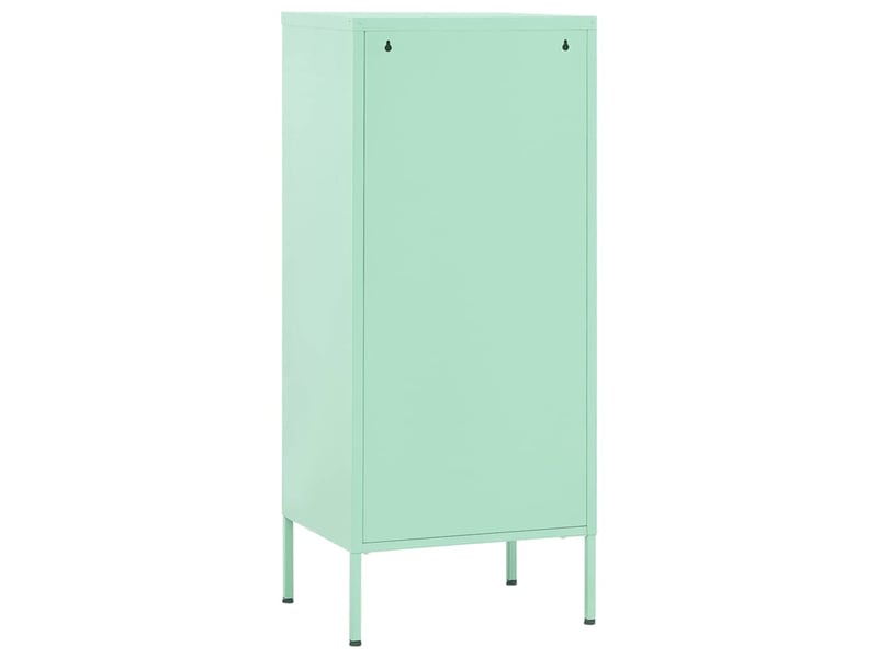  Armoire de rangement, rangement bureau vert menthe 42,5x35x101,5 cm acier  - Conforama E
