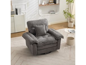 Fauteuil relax manuel  <strong></strong> Tissu gris