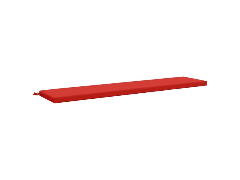 Coussin de banc, coussin d'assise, coussin de canapé soest 100 % polyester rouge 200 x 40 x 5 cm cf53527 - Conforama A