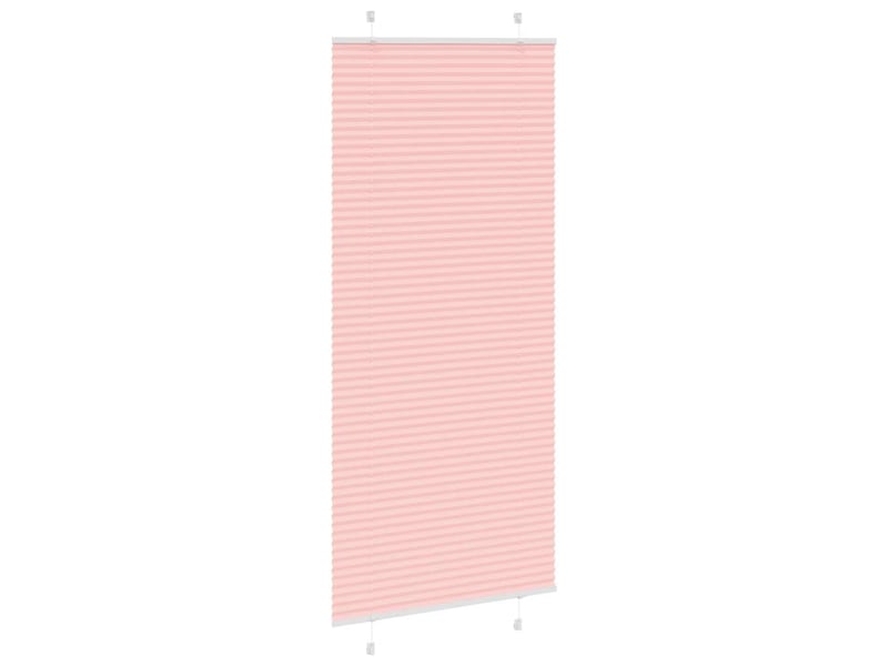  Store plissé, store de fenêtre rose 95x200 cm largeur du tissu 94,4 cm polyester cf47017  - Conforama C