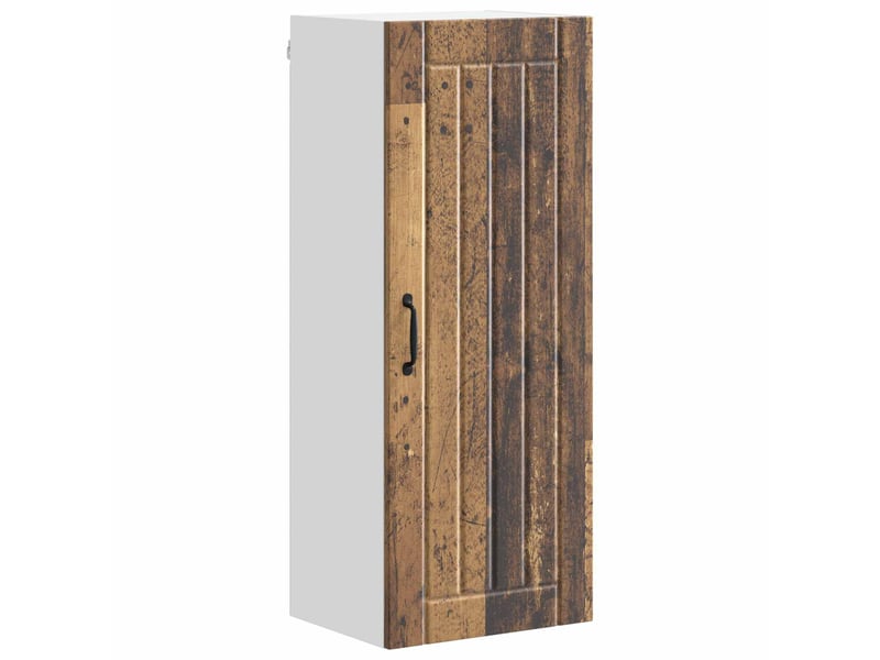  Meuble mural de cuisine, armoire de cuisine bois ancien 40x31x100cm shl9663  - Conforama A