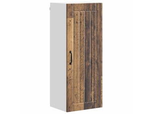 Meuble mural de cuisine, armoire de cuisine bois ancien 40x31x100cm shl9663