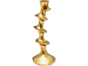 bougeoir plateau doré 29cm