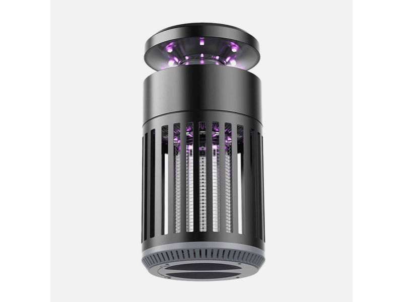  Fabrilamp volcan destructeur d'insectes électrique duo 5 w, 6 led uv, aspiration et grille, noir 225300509 - Conforama E