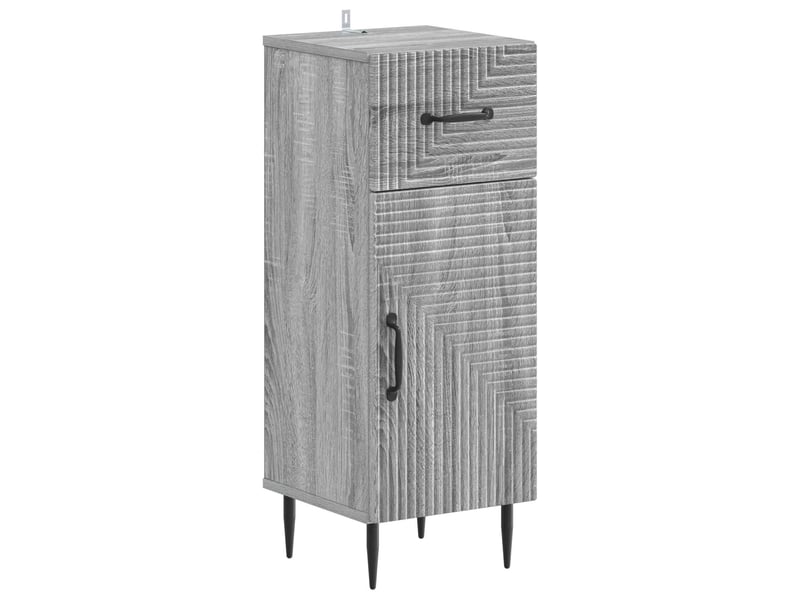 Ensemble de 2 meubles de salle de bain haarlem sonoma gris cf63173 - Conforama D
