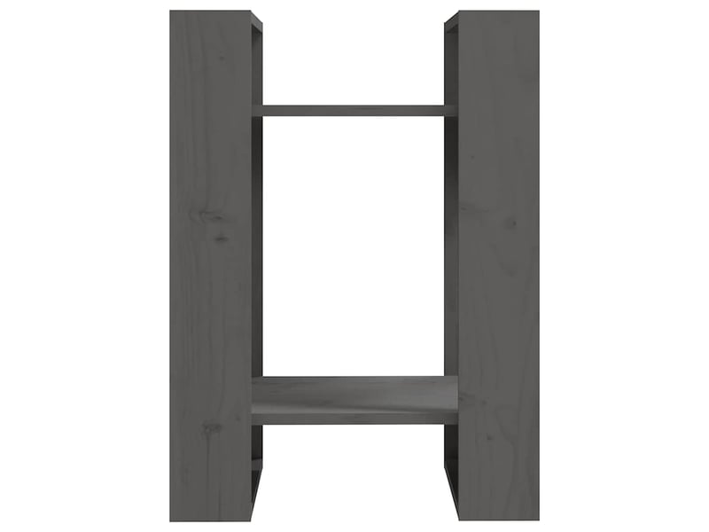 Bibliothèque, étagère de rangement gris 41x35x57 cm pin solide - Conforama C