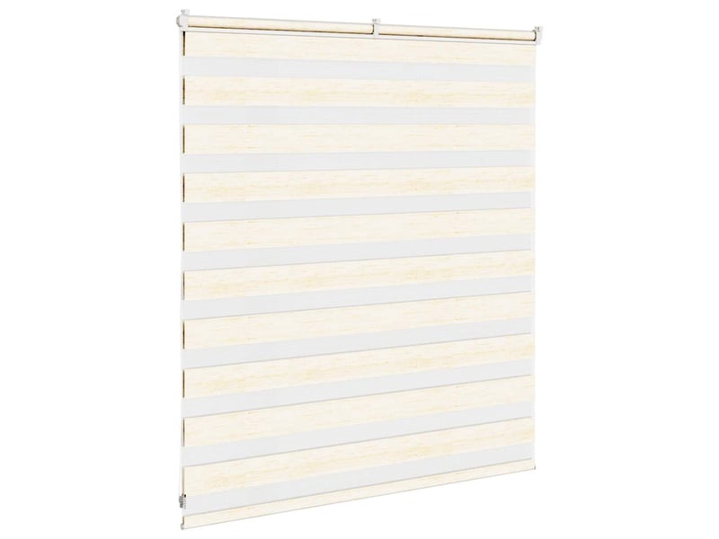  Store zèbre, store de fenêtre beige marbré largeur du tissu 120,9 cm polyester cf48257  - Conforama D