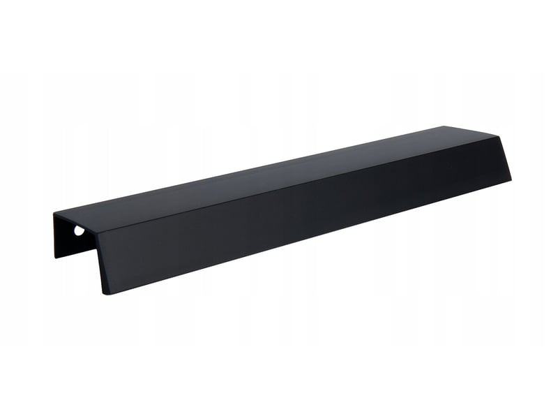  Bouton de meuble en aluminium noir mat de 11,6 cm.  - Conforama C