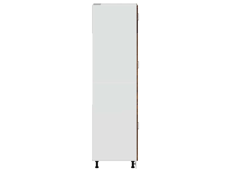  Meuble de rangement, armoire de cuisine kalmar chêne fumé bois d'ingénierie shl7191  - Conforama E