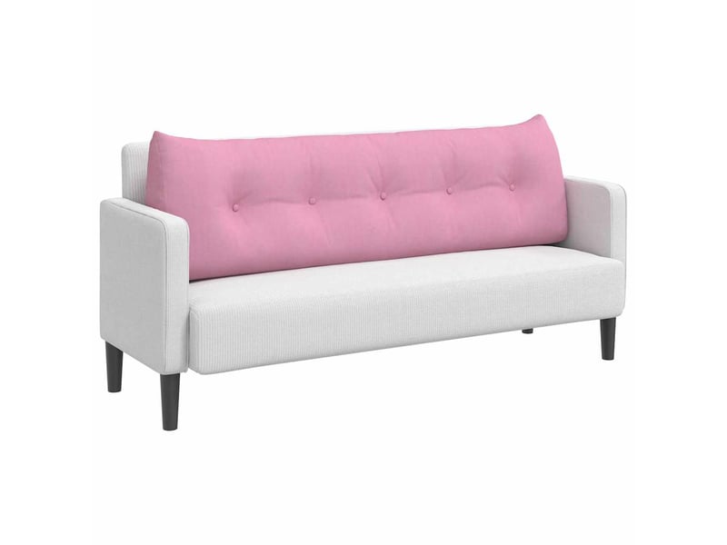  Coussin de dos, coussin de dossier rose 160 x 24 x 50 cm tissu cf54972  - Conforama C