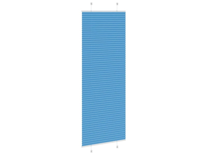 Store plissé, store de fenêtre bleu 75x200 cm largeur du tissu 74,4 cm polyester cf46806 - Conforama D