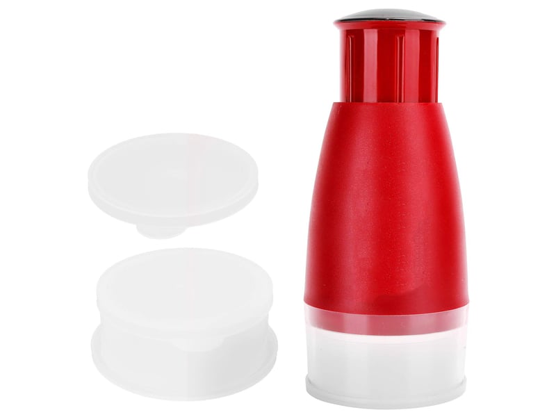 Hachoir à ail manuel, hachoir à oignons manuel en acier inoxydable, haute efficacité - Conforama A