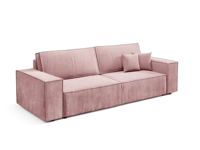  Canapé convertible mille mini rose  - Conforama C