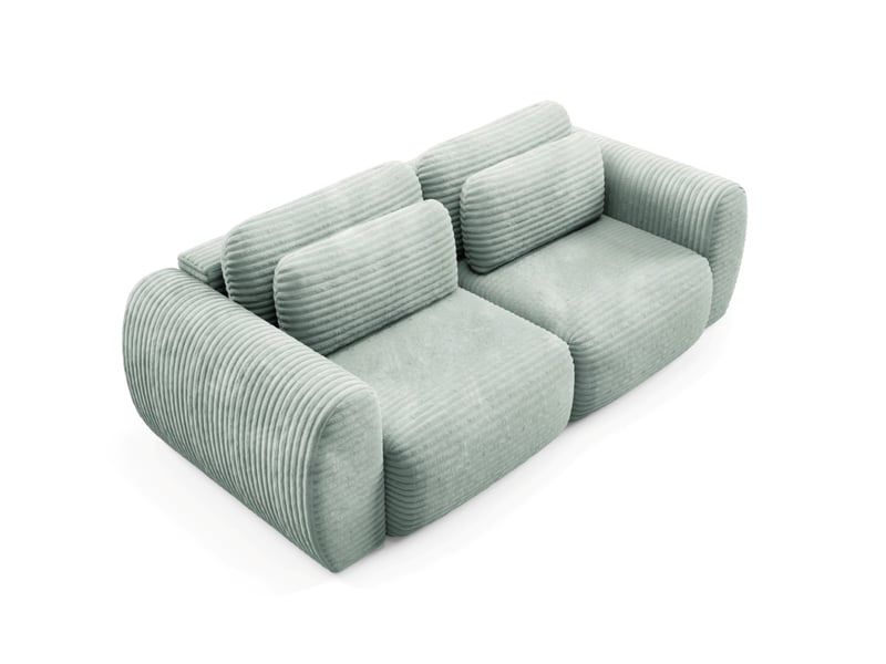  Canapé convertible premium cloud vert  - Conforama B