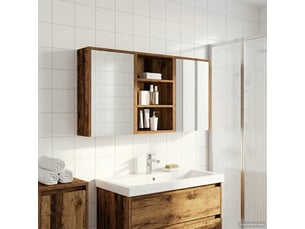 Ensemble de meubles de salle de bain 3 pcs 126x16x62.5 cm shl5853
