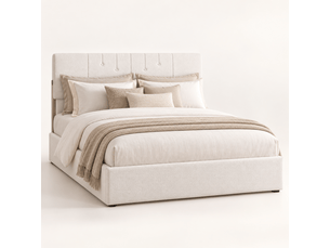 Lit simple 140x190 cm YELENARO   coloris blanc