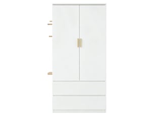 Armoire CozyNest coloris blanc largeur 50 cm