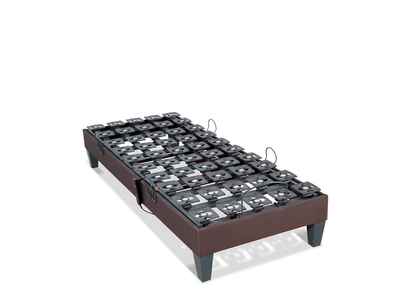  Ensemble matelas mémoire de forme absolu avec sommier mondor 90x190 cm 4BP.AB.AS.SOL.0919 - Conforama C