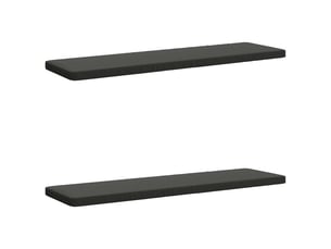 Lot de 2 coussins de banc, coussins d'assise vught 100 % polyester anthracite cf57769