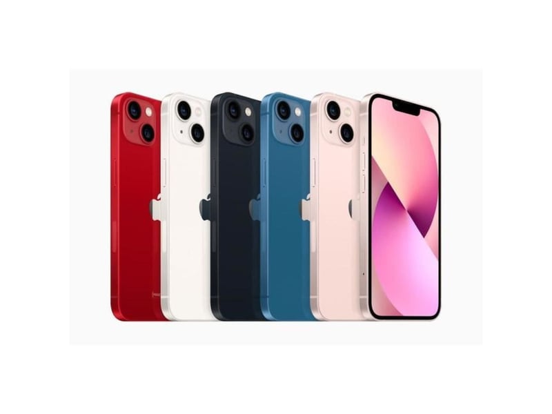  Smartphone iphone 13 128 go bleu 5g double sim état grade a  - Conforama D