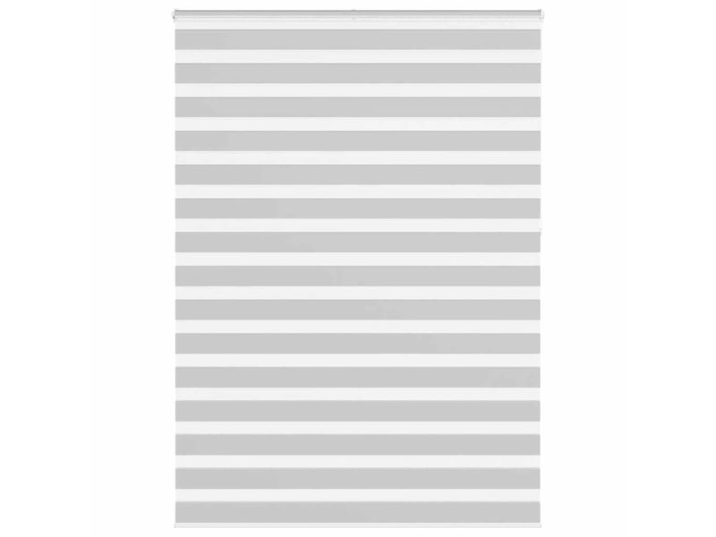 Store zèbre, store de fenêtre gris clair largeur du tissu 160,9 cm polyester cf48487 - Conforama B