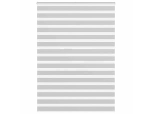 Store zèbre, store de fenêtre gris clair largeur du tissu 160,9 cm polyester cf48487