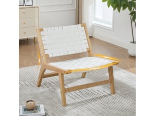 Fauteuil fixe <strong>HAUSS SPOLE</strong> <strong></strong> Simili blanc vendu A l'unité