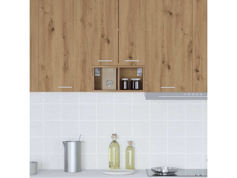  Meuble de rangement cuisine, armoire suspendue chêne artisanal 20x29,5x40cm  - Conforama D