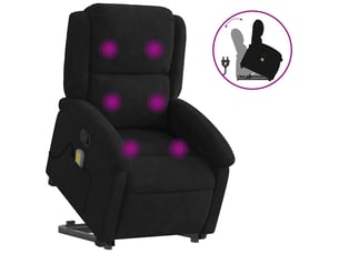 Fauteuil fixe  <strong></strong> Velours noir