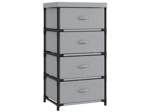 Commode 4 tiroir(s) SWEIKO coloris gris largeur 42 cm