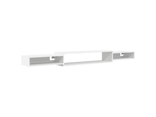 Meuble tv coloris blanc 220 cm <strong></strong>  <strong></strong>