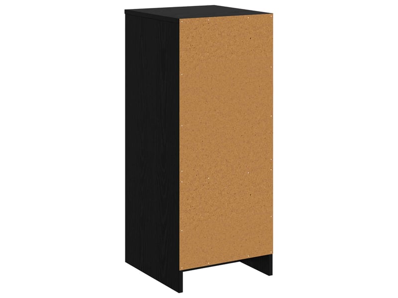 Armoire de salle de bain, meuble de rangement chêne noir 35x36.5x85 cm  - Conforama E