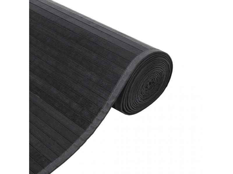  Tapis rectangulaire gris 60x300 cm bambou - comfortxl 376844 - Conforama D