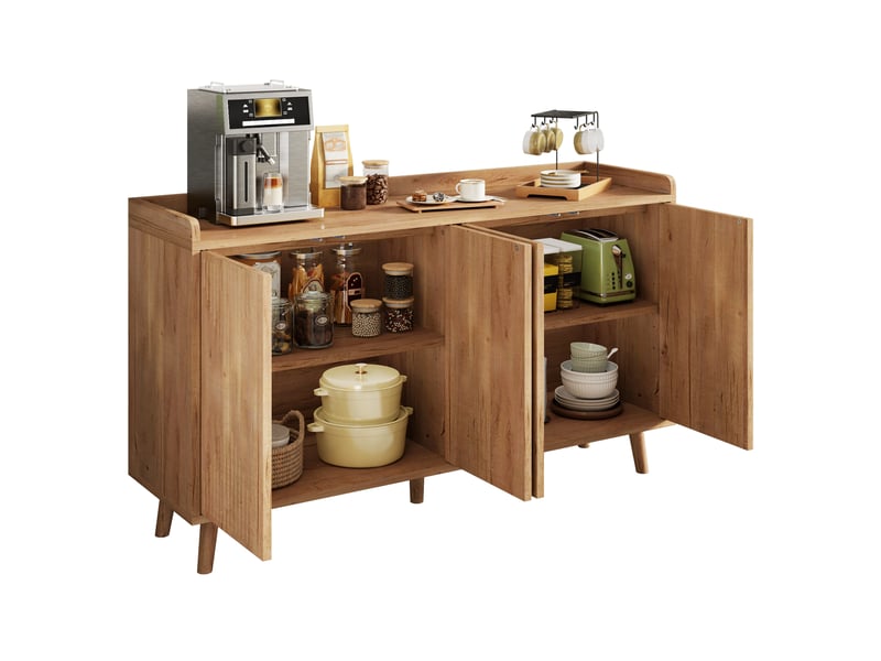 Lit superposé enfant gris 90x200 cm avec décor porte et fenêtre, échelle de montée, rangement ouvert sous le lit, éclairage led - Conforama A