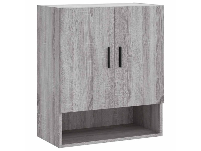  Armoire murale salon, meuble de rangement sonoma gris 60x31x70 cm bois d'ingénierie shl224  - Conforama A