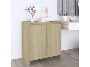 Buffet - bahut - meuble de rangement chêne sonoma 70x41x75 cm bois d'ingénierie
