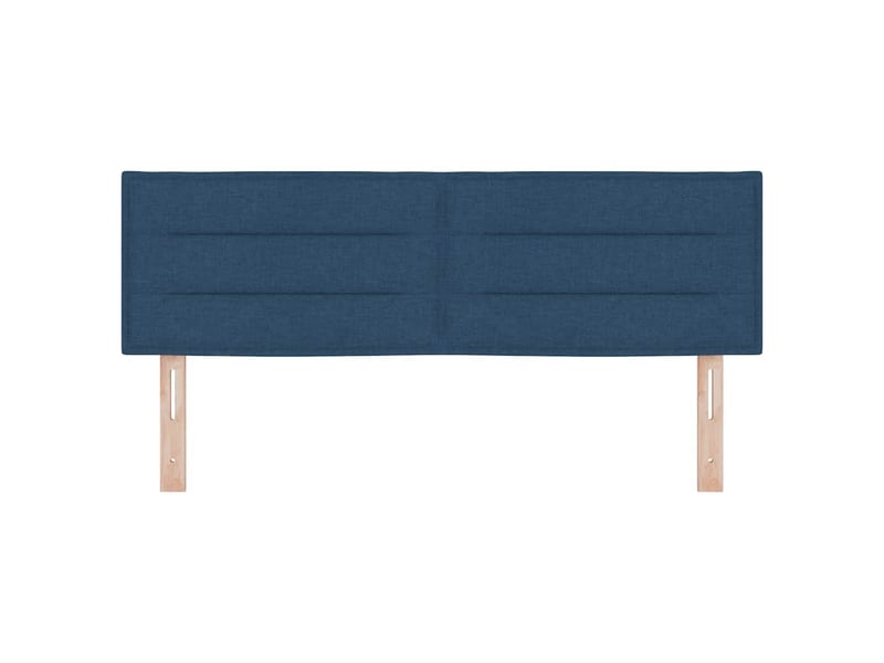 Tête de lit - panneau de tête de lit bleu 144 cm tissu - Conforama D