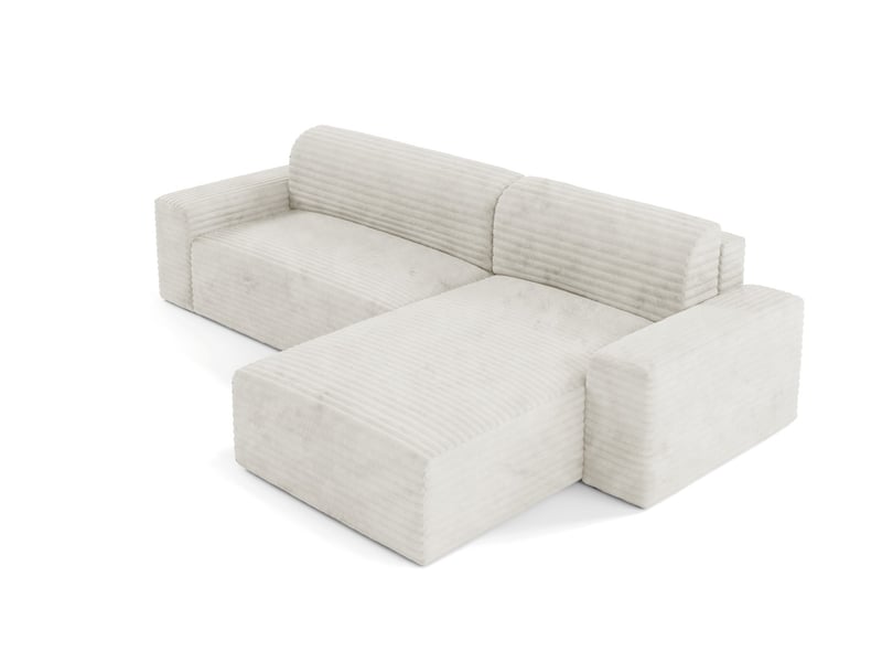  Canapé d’angle coco l avec fonction de couchage couleur : tilia 1  - Conforama D
