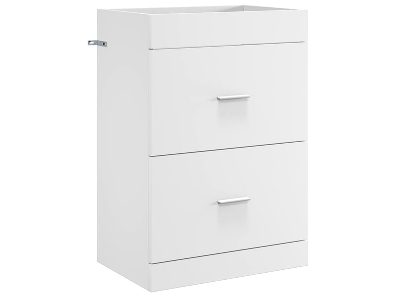 Ensemble de mobilier de salle de bain blanc 61x40x84.5 cm shl8671 - Conforama D
