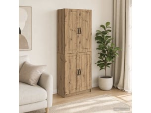 Buffet - ensemble de meubles 2 pc bois d'ingénierie