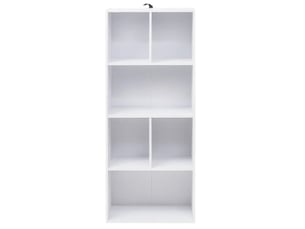 Bibliotheque coloris blanc 4 étagère(s) EVRYAE - 29.2 cm x 118 cm