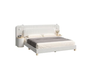 Sommier cadre à lattes 180x200 cm CHICFURN  épaisseur 85 cm  vendu avec sommier,sans matelas