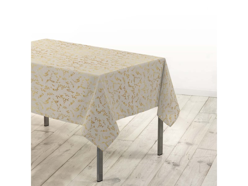  Nappe antitache rectangulaire zoé 140x240cm naturel  - Conforama A